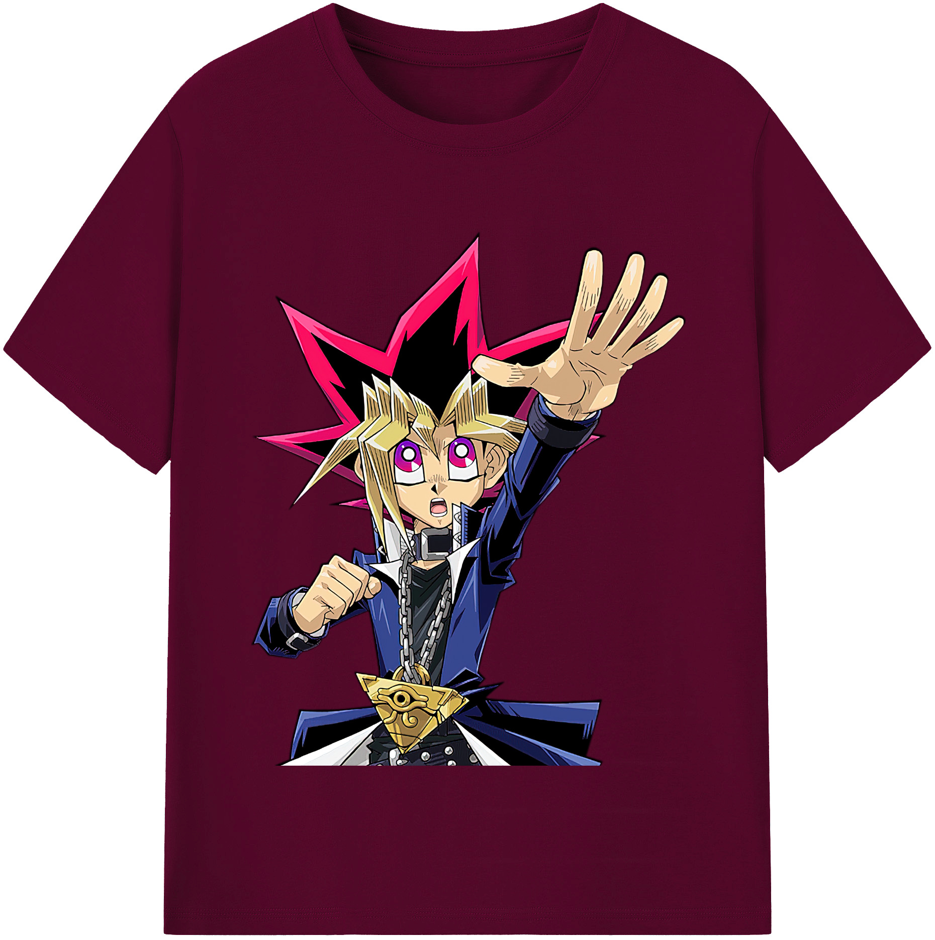 （画像用） 遊☆戯☆王 Yu-Gi-Oh! レディースカジュアルプリントTシャツ（綿100％）